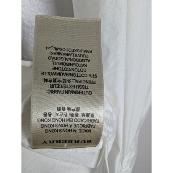 Burberry Brit Long Sleeve Button Up Shirt Nova Check men Sz S Old Money 139 - Picture 8 of 12